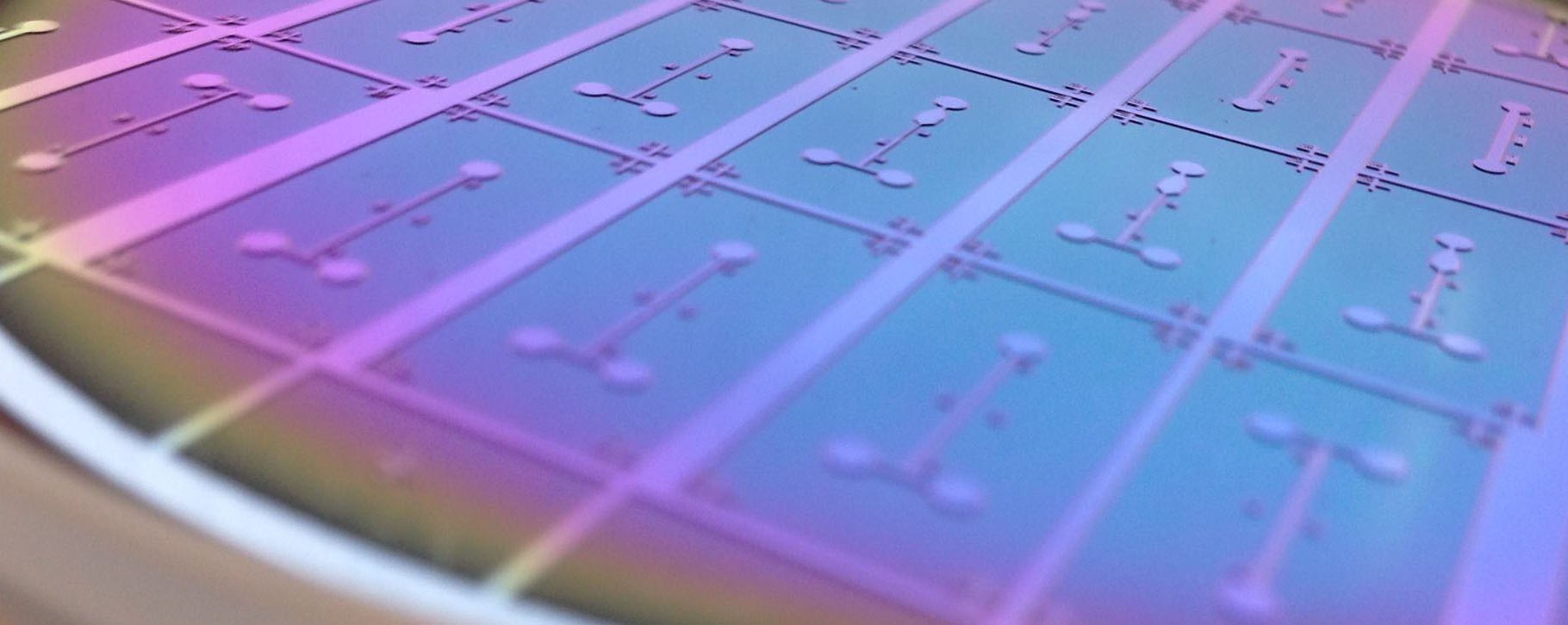 Silicon master for the PDMS soft-lithography.